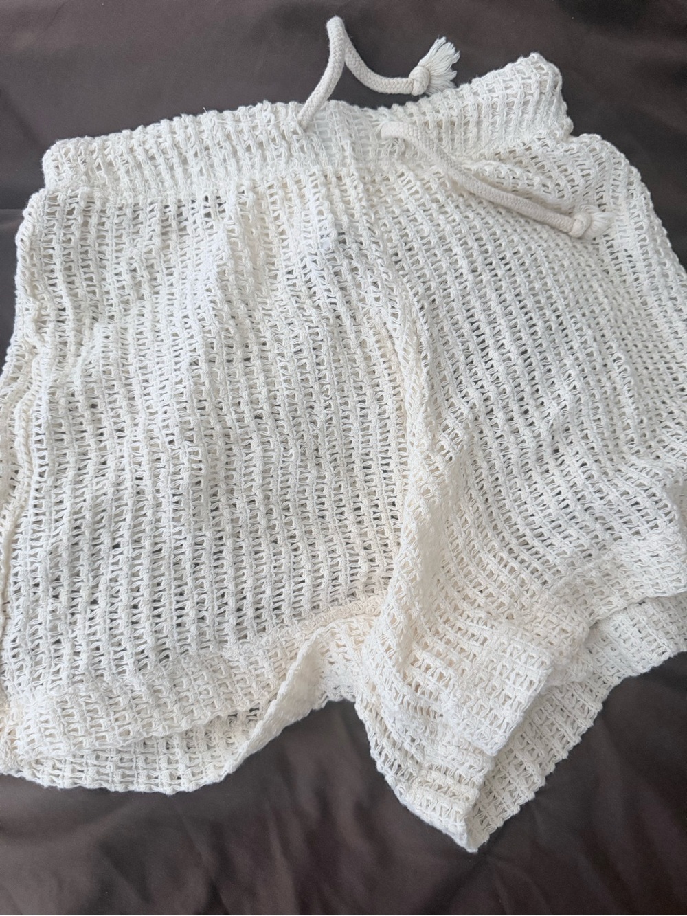 Topshop Crochet Knit Shorts